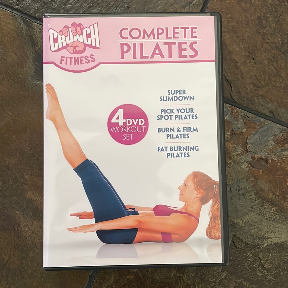 Pilates 4-Set DVD- by Crunch Fitness